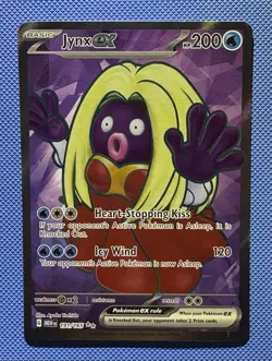 Pokemon Jynx ex 191/165 Sv: Scarlet & Violet 151 Ultra Rare Holo Full Art TCG - Image 1