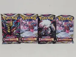 Lot Of 4 Pokemon TCG Booster Pack Sword and Shield Lost Origin (4) - Image 1