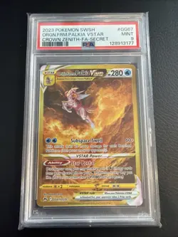 Origin Forme Palkia VSTAR GG67/GG70 Secret Rare Pokemon TCG Card PSA 9 - Image 1