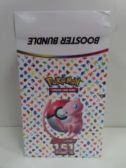 2023 Pokemon Scarlet & Violet 151 Sealed Booster Bundle Display Dented Box - Image 1