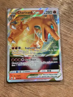 Charizard VSTAR 019/159 Pokemon TCG Crown Zenith - Ultra Rare - NM - Top Loader - Image 2