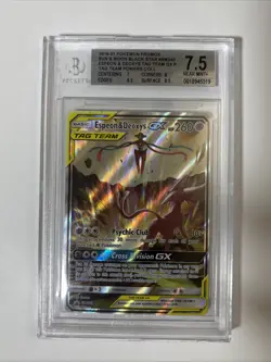Pokemon Espeon & Deoxys Tag Team Gx Promo Bgs 7.5 - Image 1