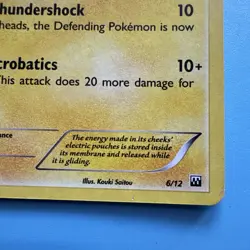 Emolga 6/12 Pokemon McDonalds 2012 Collection Holo TCG HP - Image 3