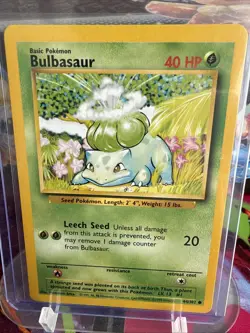 Pokemon TCG Bulbasaur Base Set 44/102 Never Played, Near Mint!! - Image 1
