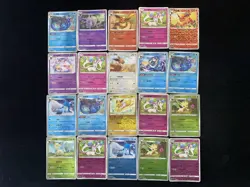 2025 PTCG Pokemon S-Chinese CBB2C Leafeon Flareon 0103/15 MasterBall Lot*20 yo8 - Image 2