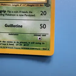 Pokemon Vintage Holo Pinsir 9/64 Jungle WotC 1999 - Image 3