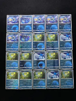 2025 Pokemon TCG S-Chinese Gem Pack Vol.2 Glaceon Vaporeon Holo Lot*20 BL25 - Image 1