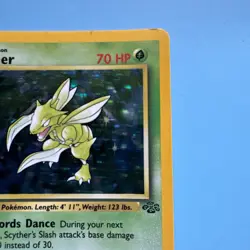 Pokemon TCG Scyther Jungle 10/64 1999 Holo Unlimited Holo Rare - Image 4