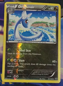 Pokemon TCG Dragonair 50/108 - XY - Roaring Skies Reverse Holo - Image 1