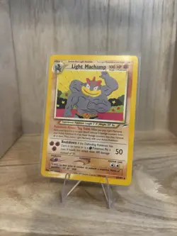 Pokemon Light Machamp 25/105 Neo Destiny Rare Regular 100 HP English - Image 1