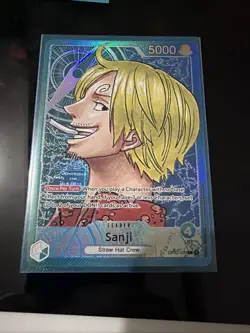 One Piece TCG Sanji Alternate Art OP02-026 Paramount War Foil, English - Image 1