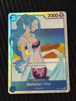 2025 One Piece Nefeltari Vivi Anime 25th Collection Super Rare Foil #EB02-026 - Image 1