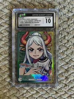 One Piece Card Game Yamato OP06-022 Wings of the Captain Leader Alt Art CGC 10 - Image 1