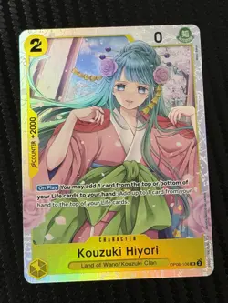 Kouzuki Hiyori OP06-106 SR Wings Of The Captain One Piece TCG CCG English - Image 1