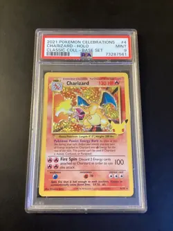Pokemon Card PSA 9 Charizard 4/102 Celebrations Base Set Classic Holo - Image 1