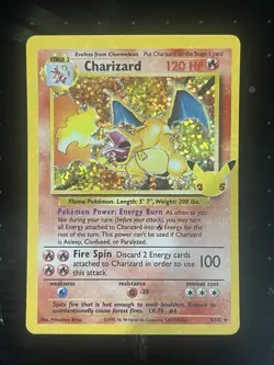 Pokemon TCG: Charizard 4/102 Celebrations Classic Collection Holo - Image 2