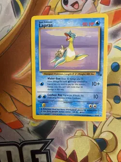 Pokemon Card TCG - Lapras - 25/62 - Non Holo Rare - Fossil NM - Image 1