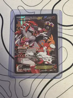 Pokemon TCG Team Magma's Groudon EX 15/34 Double Crisis Holo Ultra Rare Card - Image 2