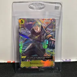 Roronoa Zoro OP07-113 Illustration Box Vol. 3 NM English One Piece Promo Sealed - Image 1