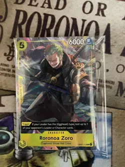 Roronoa Zoro OP07-113 Illustration Box Vol. 3 NM English One Piece Promo Sealed - Image 1