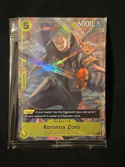 Roronoa Zoro OP07-113 Illustration Box Vol. 3 NM English One Piece Promo Sealed - Image 1