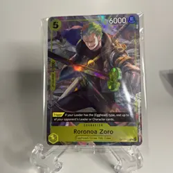 OP07-113 Roronoa Zoro Promo - Illustration Box- *SEALED* NM - Image 1