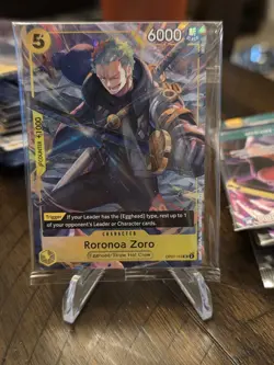 Roronoa Zoro OP07-113 SR Illustration Box Vol 3 Sealed Promo One Piece TCG NM/M - Image 1
