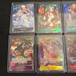 One piece tcg alt art lot 6 cards total All NM! - Image 3