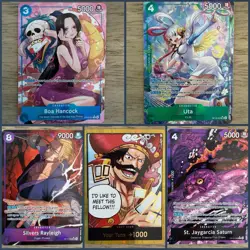 One Piece TCG OP13 Alternate Art LOT of 5 - Image 1