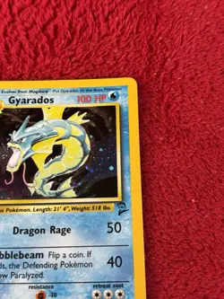 Gyarados 007/130 Base Set 2 Holo Wotc Pokemon Card 1999 Played - Image 2