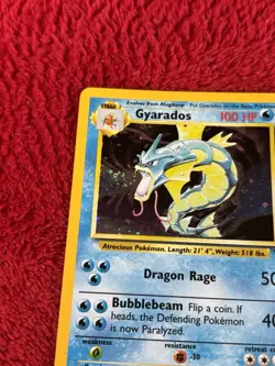 Gyarados 007/130 Base Set 2 Holo Wotc Pokemon Card 1999 Played - Image 3