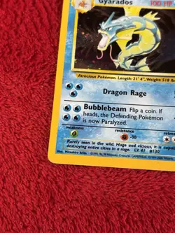 Gyarados 007/130 Base Set 2 Holo Wotc Pokemon Card 1999 Played - Image 4