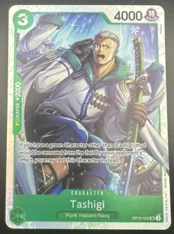 One Piece TCG Tashigi OP10-032 Royal Blood SR English NM Card - Image 1