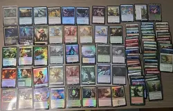 Magic The Gathering Bulk Card Lot All Foils 96 MTG Cards Some Rare & Mythics - Image 1