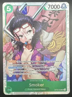 One Piece TCG Smoker OP10-30 Royal Blood SR English NM Card - Image 1