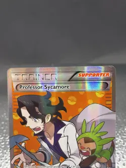 Pokemon TCG Professor Sycamore Steam Siege Full Art Ultra Rare Card 114/114 NM - Image 3