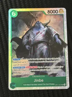 Jinbe OP11-031 SR Foil | A Fist of Divine Speed | One Piece Card English - Image 1