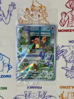Pokemon TCG Charmander SVP044 Promo Holo SEALED Pokemon Card Obsidian ETB PROMO - Image 1