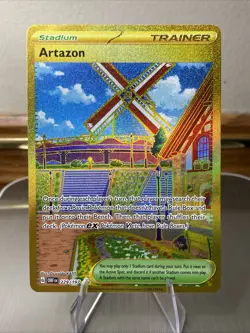🔥 Artazon #229/197 Gold Hyper Rare NM/M | Obsidian Flames - 2023 Pokemon Card - Image 1