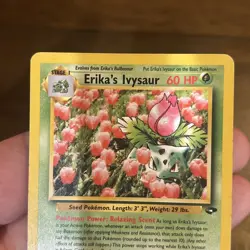 Erika's Ivysaur 41/132 Gym Challenge Regular Pokemon Card TCG old School WOTC - Image 2