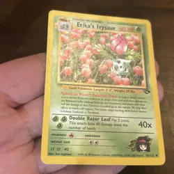 Erika's Ivysaur 41/132 Gym Challenge Regular Pokemon Card TCG old School WOTC - Image 5