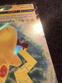 Pikachu V SWSH198 Black Star Promo Holo Pokemon Card MP - Image 3