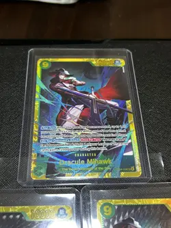 3X One piece TCG OP14-119 Dracule Mihawk (SEC) The Azure Sea's Seven (OP14) NM - Image 4