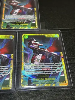 3X One piece TCG OP14-119 Dracule Mihawk (SEC) The Azure Sea's Seven (OP14) NM - Image 5