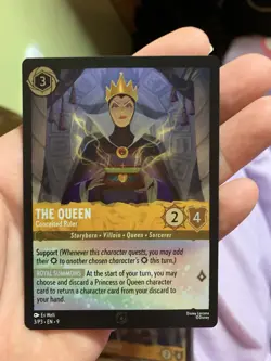 The Queen - Conceited Ruler 3 Disney Lorcana Promo Cards Cold Foil - Image 1