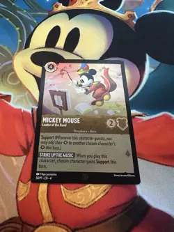 Mickey Mouse - Leader of the Band - 34/P1 - Lorcana Promo - Cold Foil - Image 1