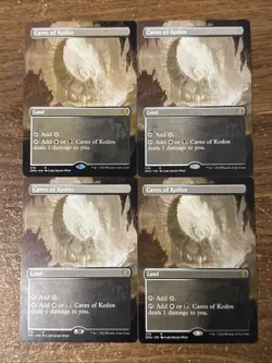 MTG *Caves of Koilos Borderless X4* (NM) Dominaria United Magic - Image 1