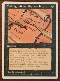 Contract from Below MtG Revised Edition German NM Magic The Gathering - Image 1