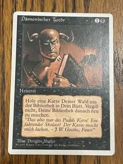 Demonic Tutor Revised Edition German - Image 1