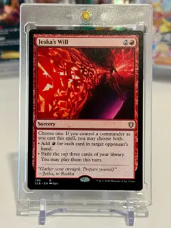 Jeska's Will RARE Sorcery #799 Battle for Baldur's Gate Commander CLB Magic MTG - Image 1